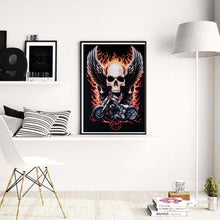 Charger l'image dans la galerie, Crâne - peinture en diamant complet - 30x40cm