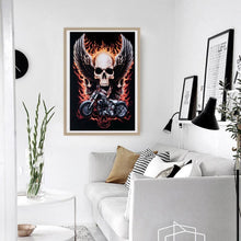 Charger l'image dans la galerie, Crâne - peinture en diamant complet - 30x40cm