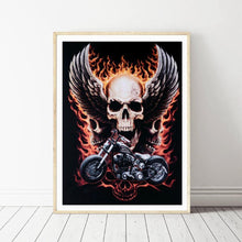 Charger l'image dans la galerie, Crâne - peinture en diamant complet - 30x40cm