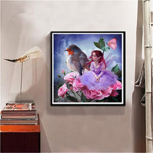 Charger l'image dans la galerie, Fille - diamant rond complet - 35x35cm