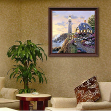 Charger l'image dans la galerie, Lumière - diamant rond complet - 35x35cm