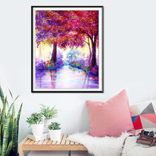 Charger l'image dans la galerie, Paysage - diamant rond complet - 25x30cm