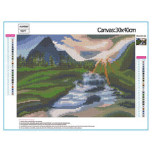 Charger l'image dans la galerie, Paysage - peinture en diamant complet - 40x30cm