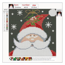 Charger l'image dans la galerie, Père Noël - diamant rond complet - 25x25cm