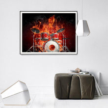 Charger l'image dans la galerie, Batterie de flamme - peinture complète de diamant - 40x30cm