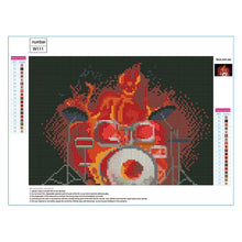 Charger l'image dans la galerie, Batterie de flamme - peinture complète de diamant - 40x30cm