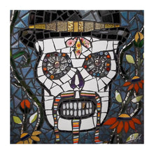 Charger l'image dans la galerie, Crâne de géométrie - diamant rond complet - 30x30cm
