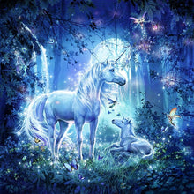 Charger l'image dans la galerie, Cheval de nouveauté - diamant rond complet - 30x30cm