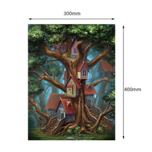 Charger l'image dans la galerie, Maison d’arbre - diamant rond complet - 40x30cm