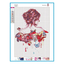 Charger l'image dans la galerie, Beauté papillon - peinture en diamant complet - 30x40cm