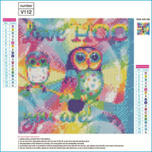 Charger l'image dans la galerie, Oiseau coloré - peinture complète de diamant - 30x30cm