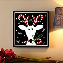 Charger l'image dans la galerie, Cerf - diamant rond complet - 30x30cm
