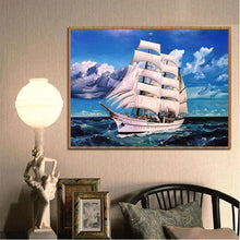 Charger l'image dans la galerie, Navire d’océan - peinture complète de diamant - 40x30cm