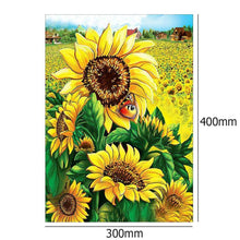 Charger l'image dans la galerie, Tournesol - peinture en diamant complet - 30x40cm