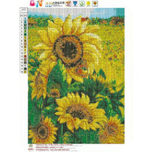 Charger l'image dans la galerie, Tournesol - peinture en diamant complet - 30x40cm