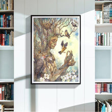 Charger l'image dans la galerie, Homme d’arbre - diamant rond complet - 30x40cm