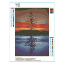 Charger l'image dans la galerie, Arbre - diamant rond complet - 30x40cm
