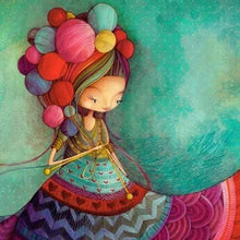 Charger l'image dans la galerie, Fille - peinture complète de diamant - 30x30cm