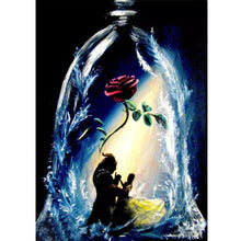Charger l'image dans la galerie, Rose d’amour vrai - peinture complète de diamant - 30x40cm
