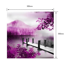 Charger l'image dans la galerie, Lac de scène - peinture complète de diamant - 30x30cm