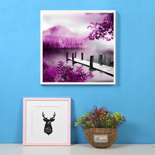 Charger l'image dans la galerie, Lac de scène - peinture complète de diamant - 30x30cm