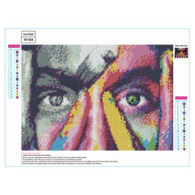 Charger l'image dans la galerie, Tête - peinture en diamant complet - 40x30cm