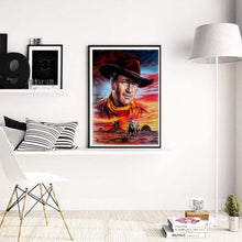 Charger l'image dans la galerie, Cowboy - diamant rond complet - 30x40cm