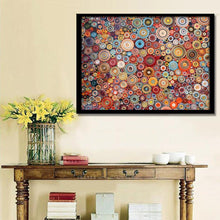 Charger l'image dans la galerie, Cercles colorés - peinture en diamant complet - 30x40cm