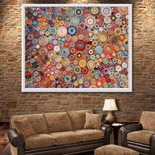 Charger l'image dans la galerie, Cercles colorés - peinture en diamant complet - 30x40cm