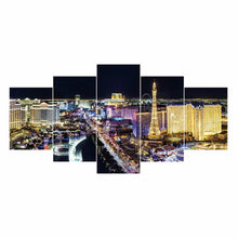 Charger l'image dans la galerie, 5pcs/set city - peinture en diamant ronde - 95x45cm