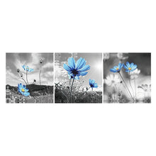 Charger l'image dans la galerie, 3pcs/set flower - peinture en diamant ronde - 80x30cm