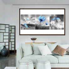 Charger l'image dans la galerie, 3pcs/set flower - peinture en diamant ronde - 80x30cm
