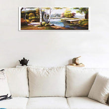 Charger l'image dans la galerie, Rivière du village - peinture complète de diamant - 80x30cm