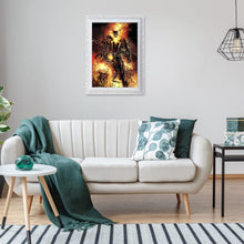 Charger l'image dans la galerie, Crâne - diamant rond complet - 30x40cm
