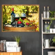 Charger l'image dans la galerie, Fruits de vin rouge - peinture diamant pleine - 40x30cm