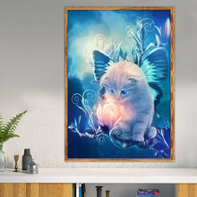 Charger l'image dans la galerie, Chat mignon - peinture complète de diamant - 40x30cm