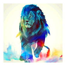 Charger l'image dans la galerie, Lion - diamant rond complet - 30x30cm