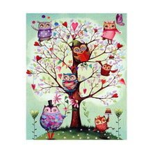 Charger l'image dans la galerie, Oiseau d’arbre - diamant rond complet - 30x40cm