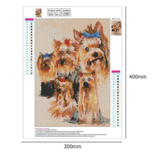 Charger l'image dans la galerie, Chiens animaux - peinture diamant - 40x30cm