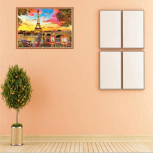 Charger l'image dans la galerie, Tour de Paris - diamant rond complet - 40x30cm