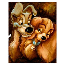 Charger l'image dans la galerie, Chien - peinture en diamant complet - 30x25cm