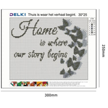 Charger l'image dans la galerie, Papillon - peinture en diamant complet - 30x25cm