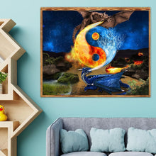 Charger l'image dans la galerie, Dragon - peinture en diamant complet - 30x40cm