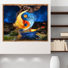 Charger l'image dans la galerie, Dragon - peinture en diamant complet - 30x40cm