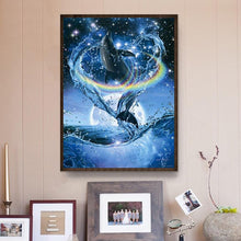 Charger l'image dans la galerie, Saut de dauphin - peinture complète de diamant - 40x30cm