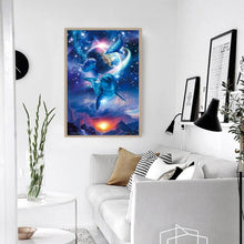 Charger l'image dans la galerie, Dauphin de ciel étoilé - peinture complète de diamant - 40x30cm