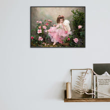 Charger l'image dans la galerie, Angel girl - diamant rond complet - 40x30cm