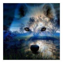 Charger l'image dans la galerie, Loup animal - peinture en diamant complet - 30x30cm