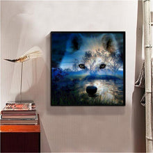 Charger l'image dans la galerie, Loup animal - peinture en diamant complet - 30x30cm