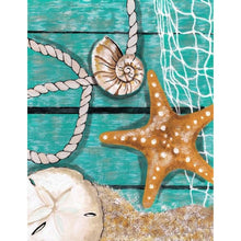 Charger l'image dans la galerie, Étoile de mer - peinture complète de diamant - 30x40cm